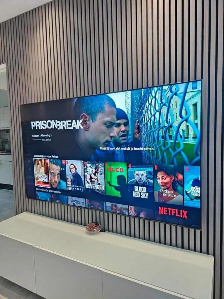 Samsung 55" QLED smart tv, Enlèvement ou Envoi, QLED, Samsung, Smart TV