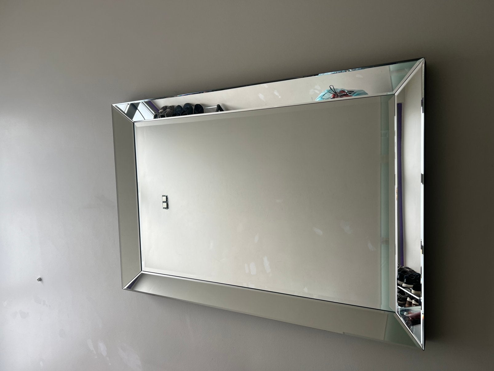 Miroir avec cadre de miroir 80x120, Maison & Meubles, Accessoires pour la Maison | Miroirs, Enlèvement ou Envoi, Comme neuf