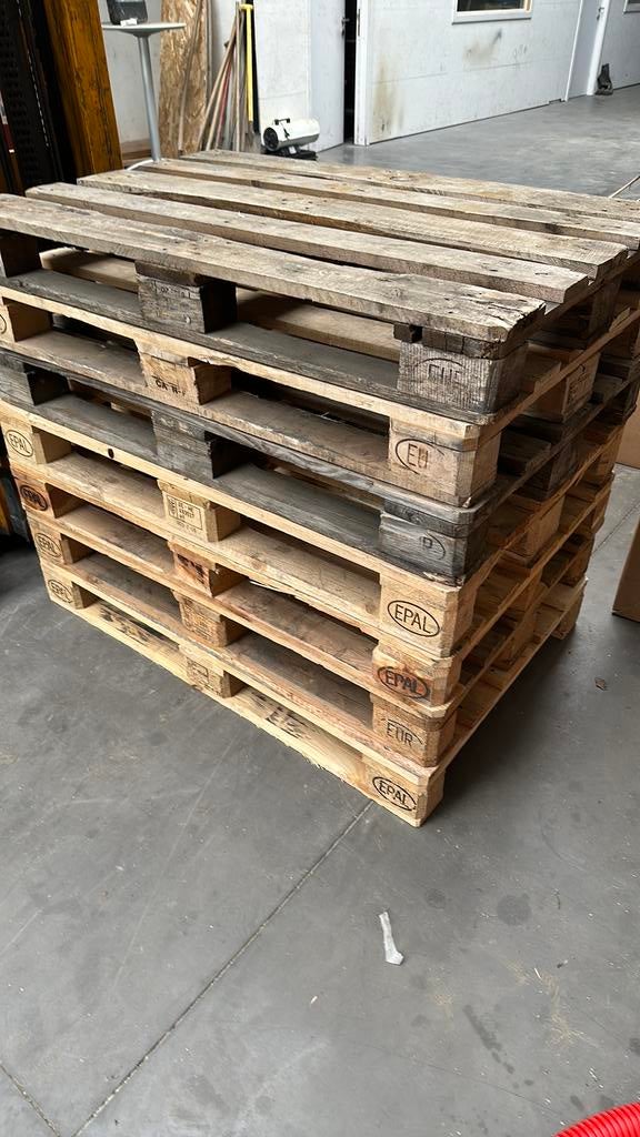 Euro palletten te koop, Doe-het-zelf en Bouw, Hout en Planken, Ophalen, Gebruikt, Minder dan 200 cm, Pallet