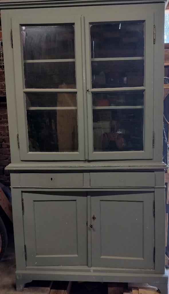 kast, Huis en Inrichting, Ophalen, Gebruikt, 200 cm of meer, Brocante