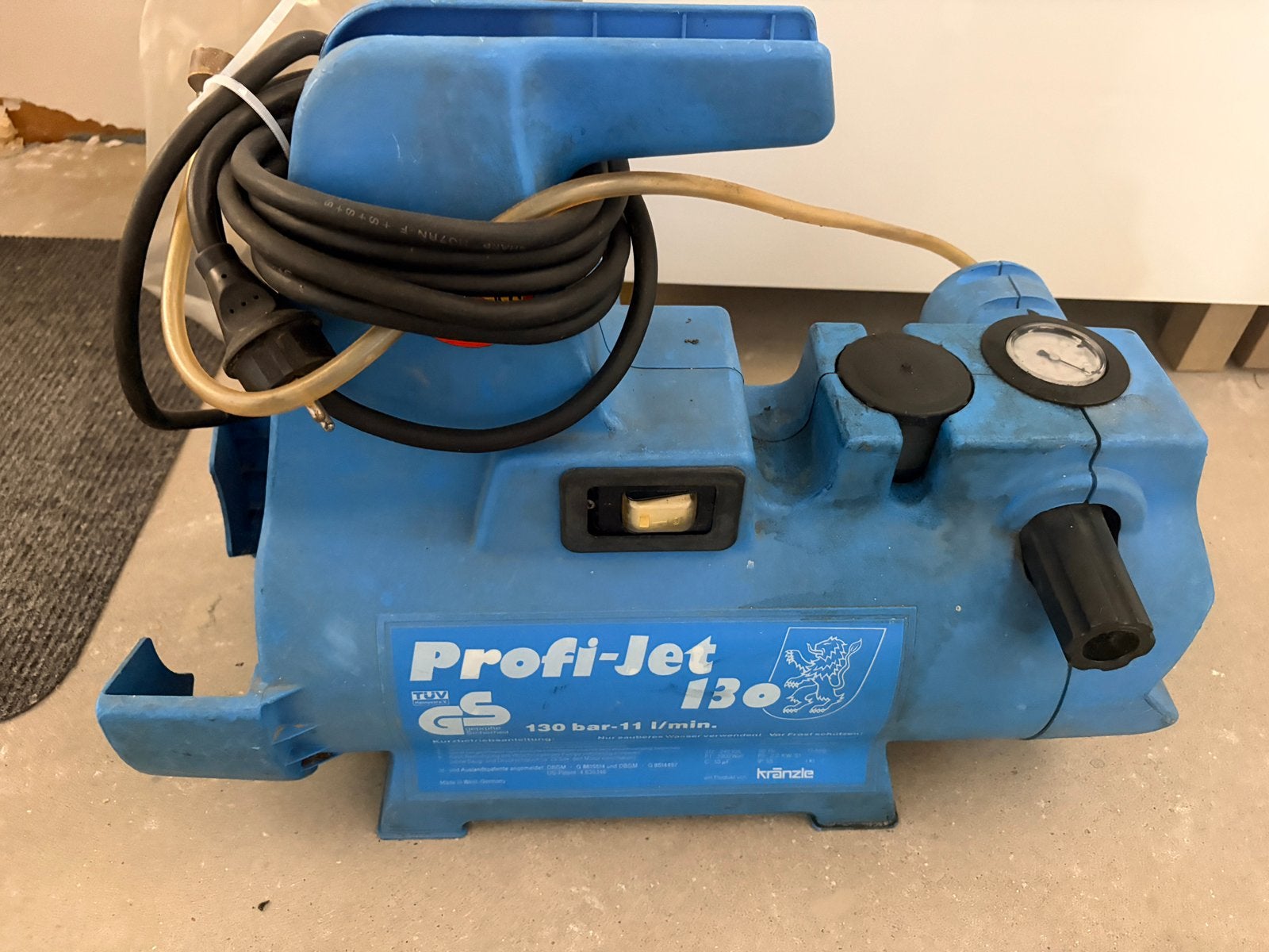 Profil Kränzle 130, Jardin & Terrasse, Nettoyeurs haute pression, Enlèvement, Utilisé, Électrique, Avec pression d'eau réglable