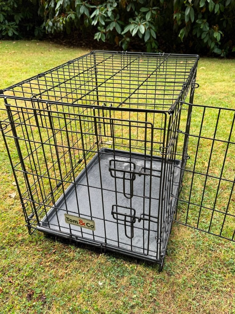 Tom & Co hondenbench - metalen bench met 2 deuren, Ophalen, Gebruikt
