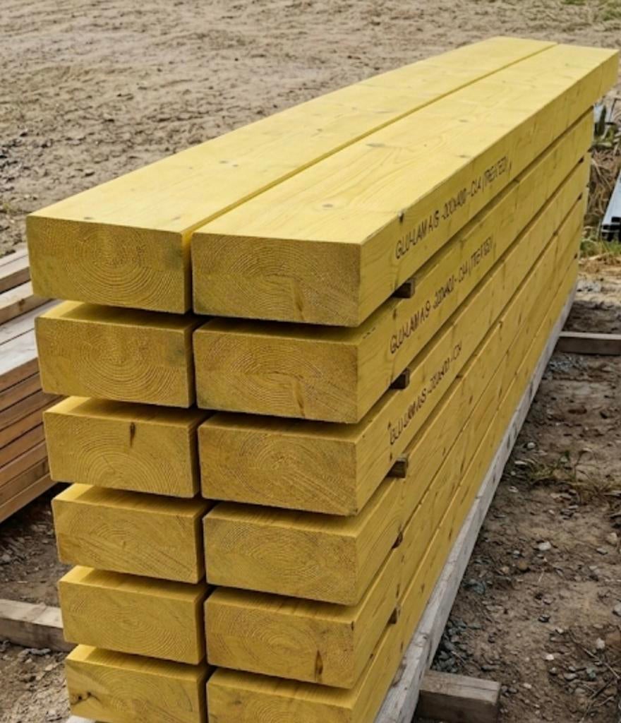 20x Poutres bois traitées 175 x 63 mm 4metres NEUF, Poutres