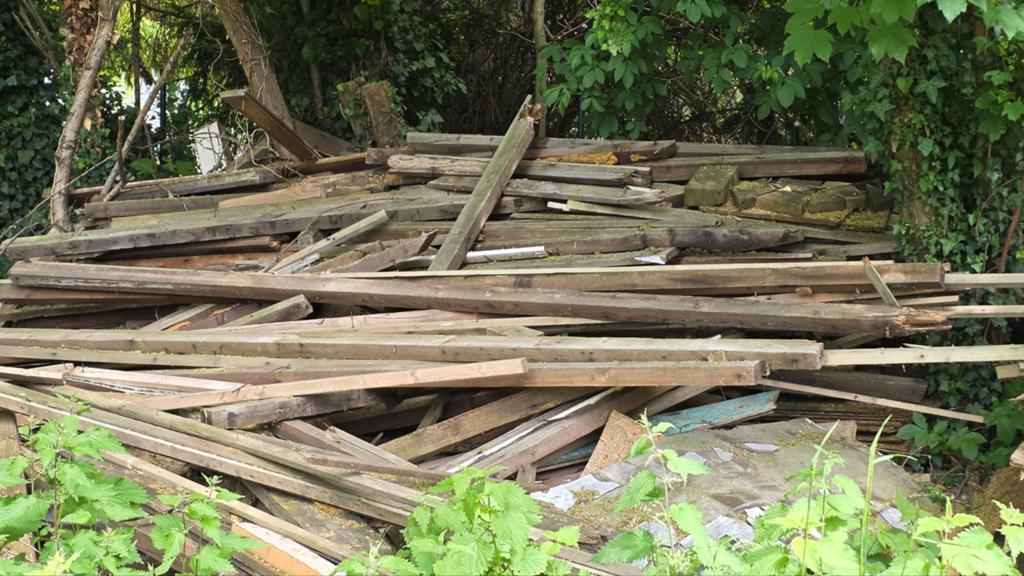 Le bois de chauffage peut être ramassé gratuitement., Tuin en Terras, Ophalen