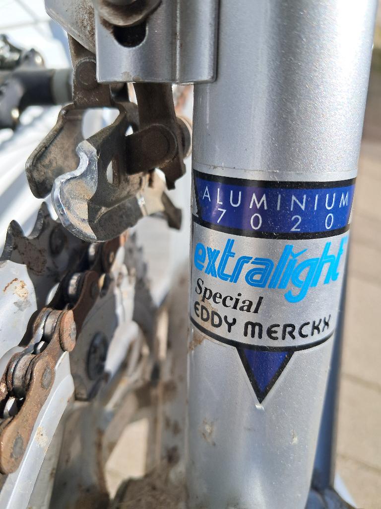 koersfiets Eddy Merckx, Fietsen en Brommers, Gebruikt, Aluminium, 53 tot 57 cm, Ophalen