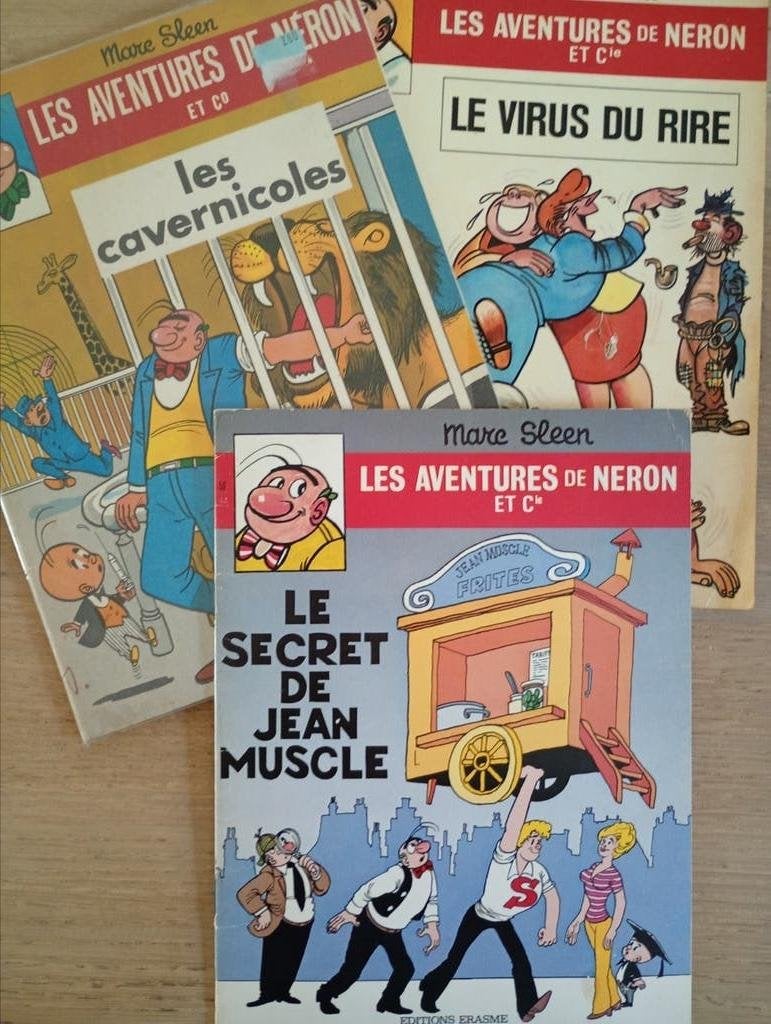Lot 3 Néron 3 33 56 Sleen Érasme EO, Plusieurs BD, Enlèvement ou Envoi, Utilisé, SLEEN