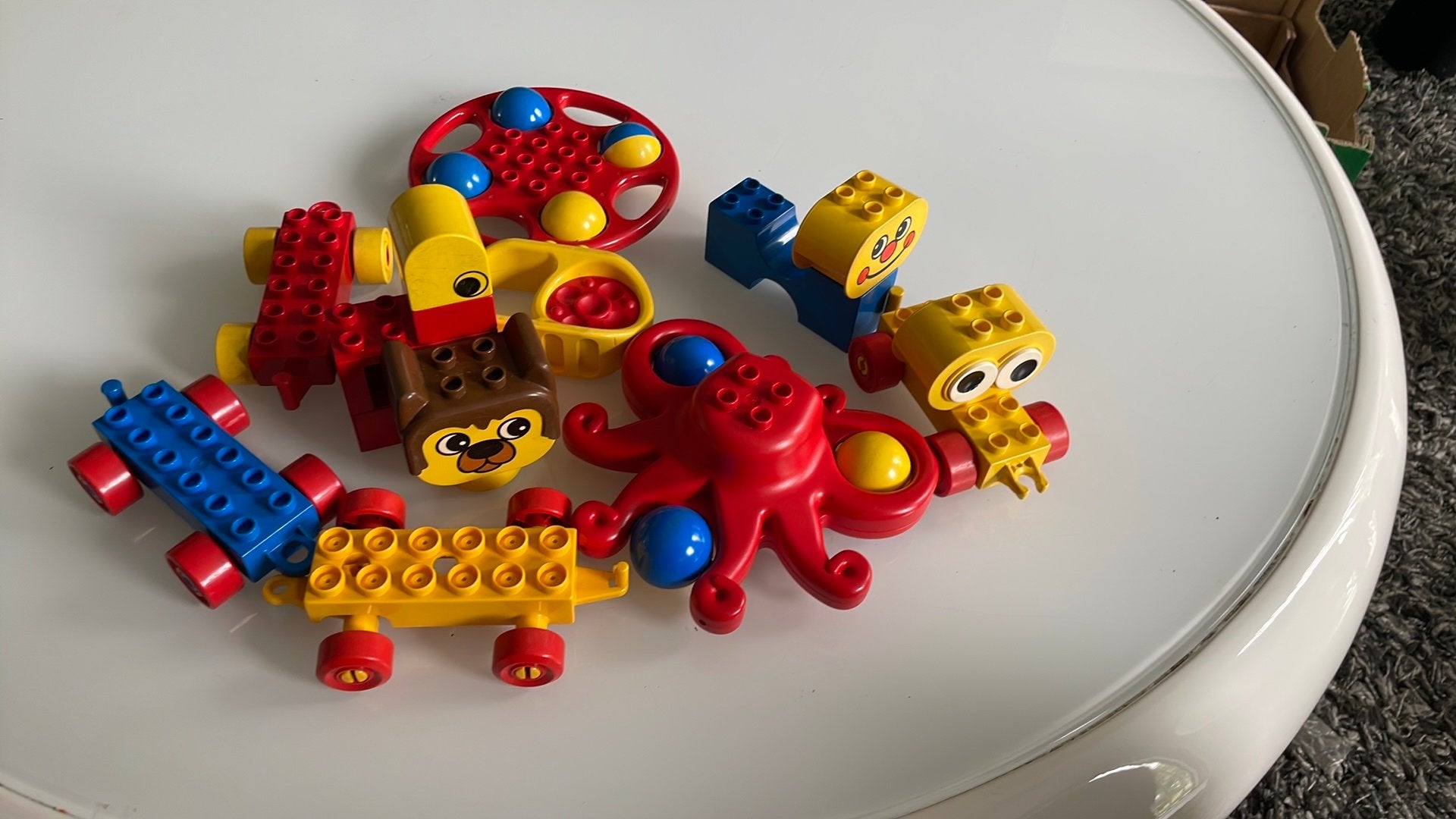 Lego duplo peuters, Kinderen en Baby's, Speelgoed | Bouwstenen, Ophalen of Verzenden, Gebruikt