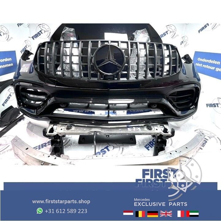 2022 W253 C253 GLC63 AMG FACELIFT VOORKOP COMPLEET ZWART Mer, Gebruikt, -, Voor, Ophalen of Verzenden