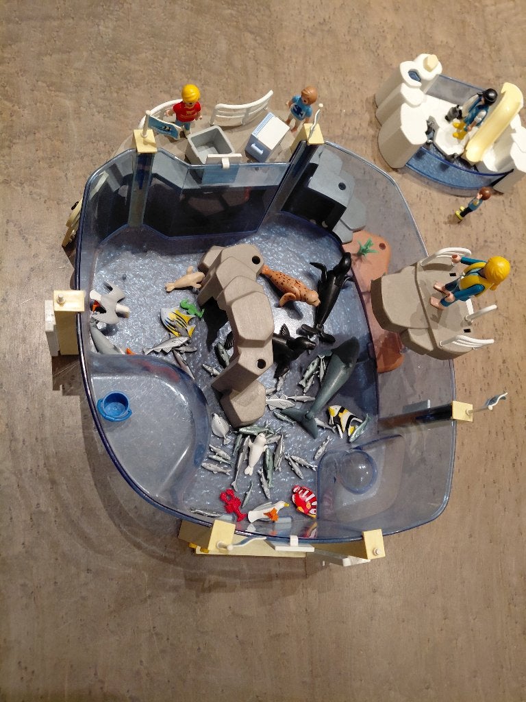 Playmobil - dolfinarium, Ophalen, Zo goed als nieuw, Complete set