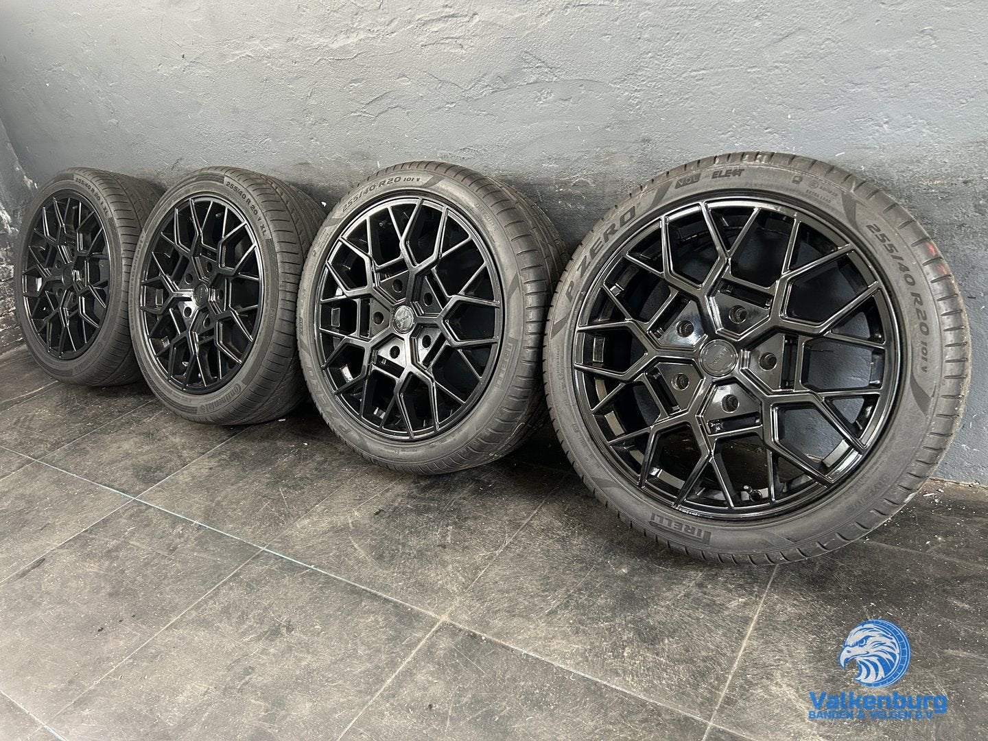 7mm! Ford Transit Custom Riviera RTX 20 inch zwarte velgen T, Auto-onderdelen, Banden en Velgen, 255 mm, -, -, Banden en Velgen