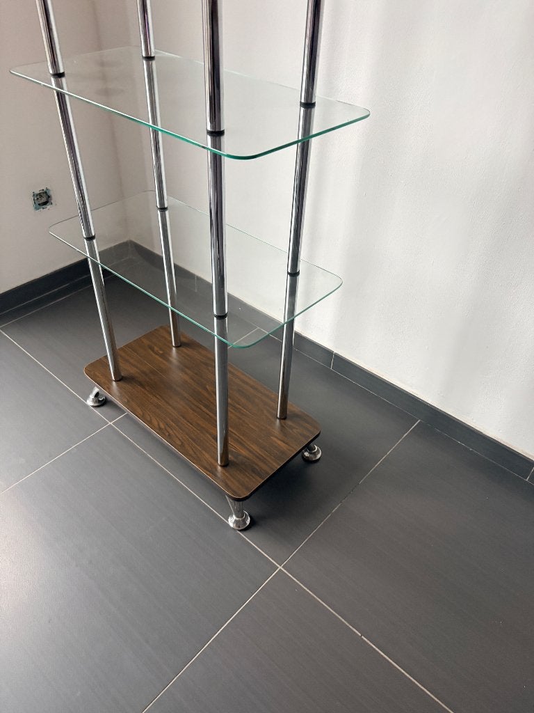Étagère en verre trempé à 4tablette, Maison & Meubles, Enlèvement, Utilisé, Étagère, Verre