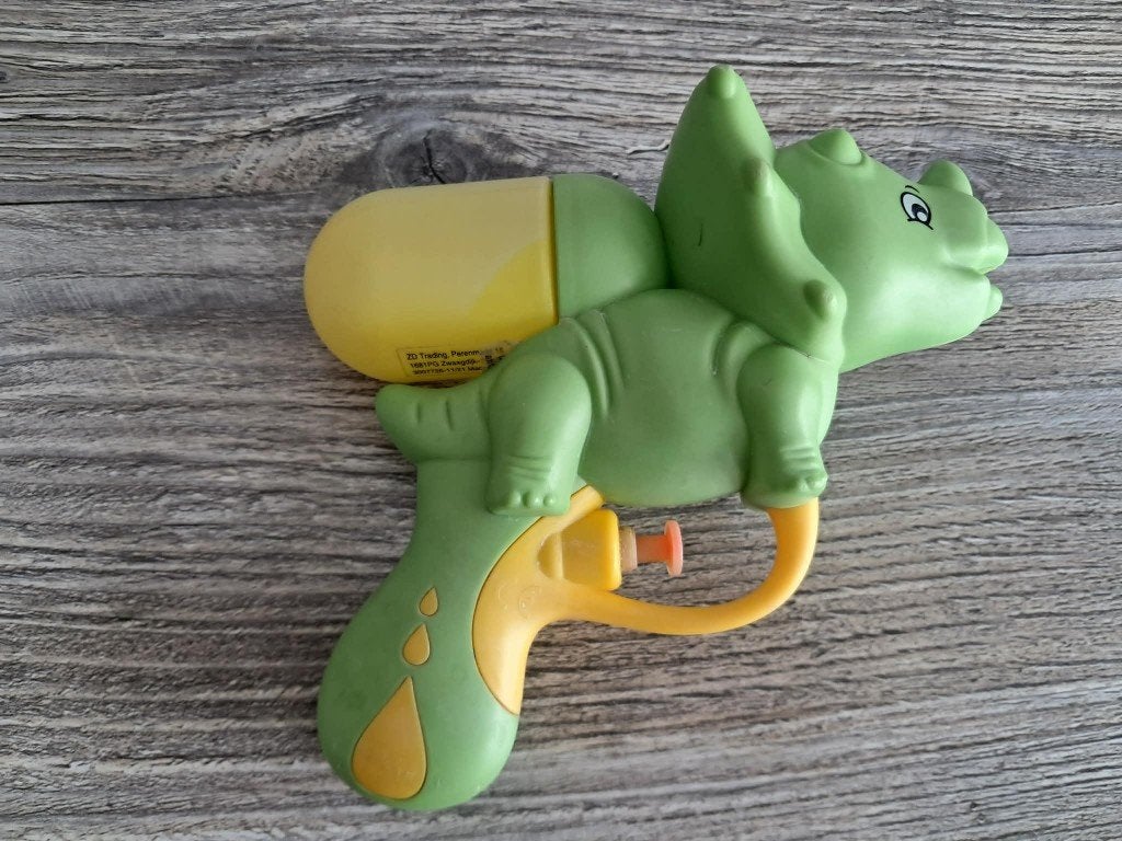Waterpistool dinosaurus klein, Enlèvement ou Envoi, Utilisé