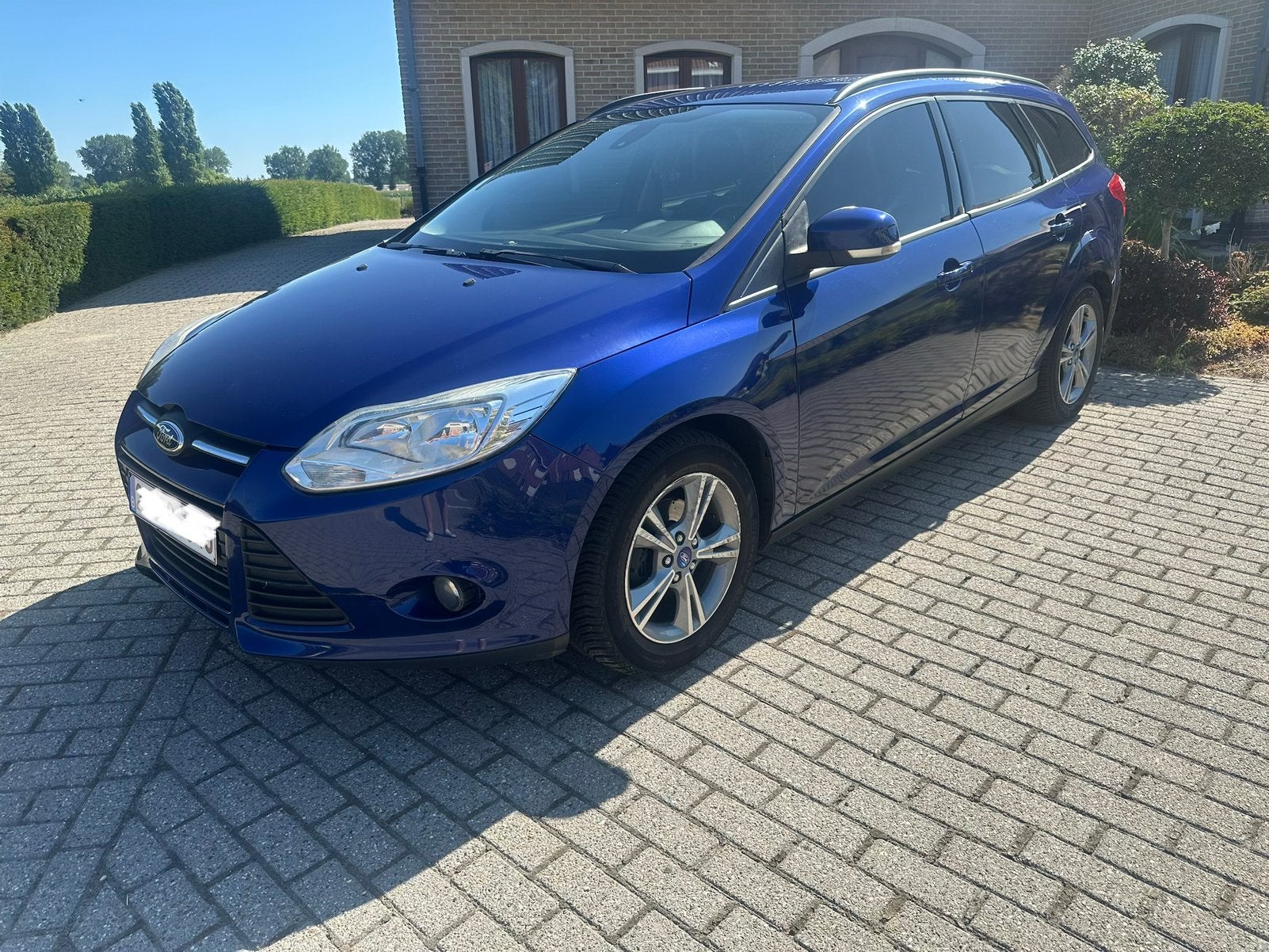 Ford Focus 1.0 Ecoboost, Auto's, Focus, Euro 5, Stof, Blauw