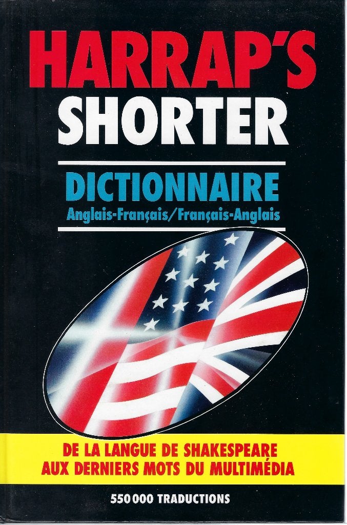 HARRAP'S SHORTER Dictionnaire, Livres, Dictionnaires, Utilisé, Anglais, Autres éditeurs, Envoi