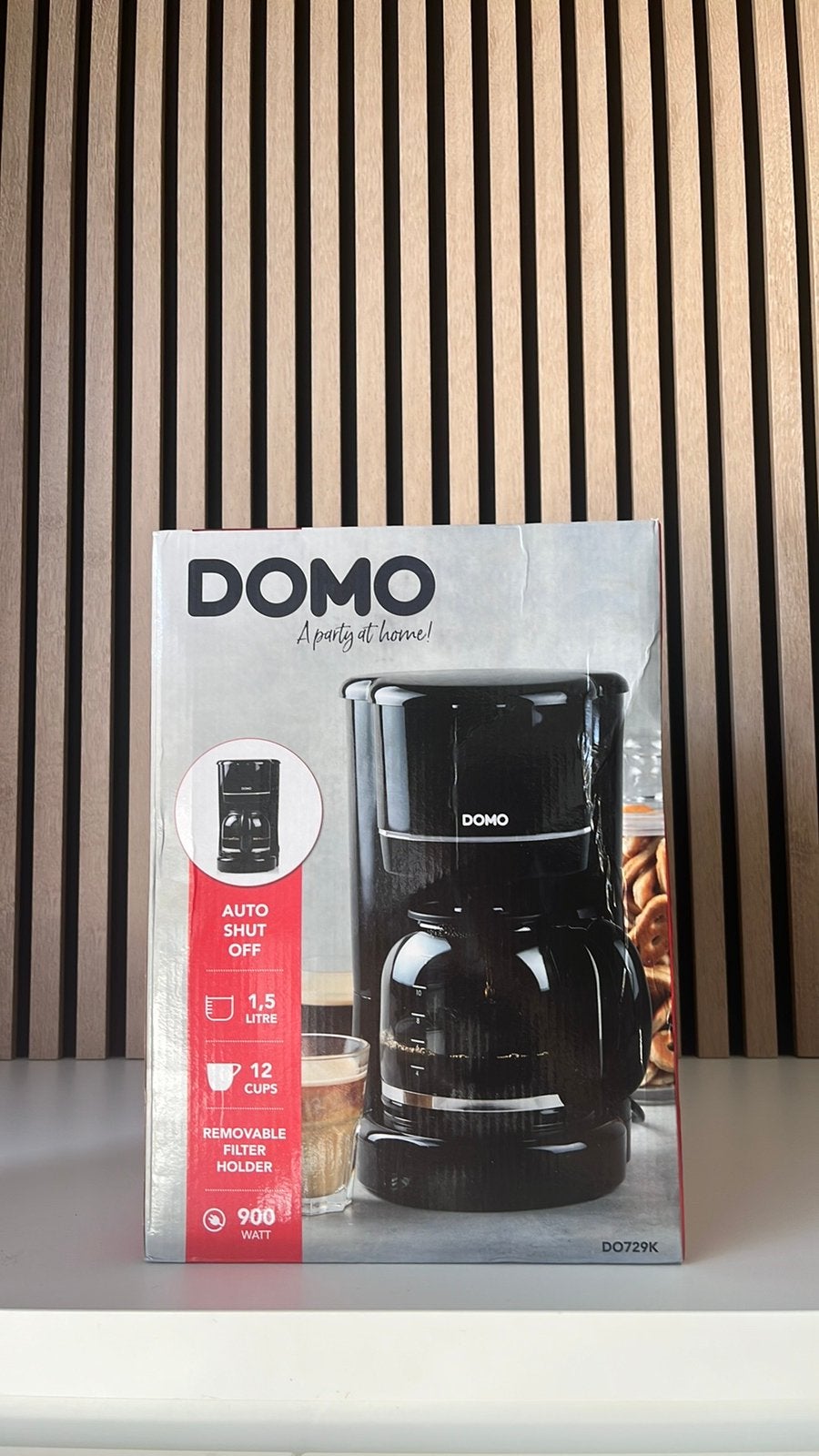 Domo DO729K, Enlèvement, Café moulu