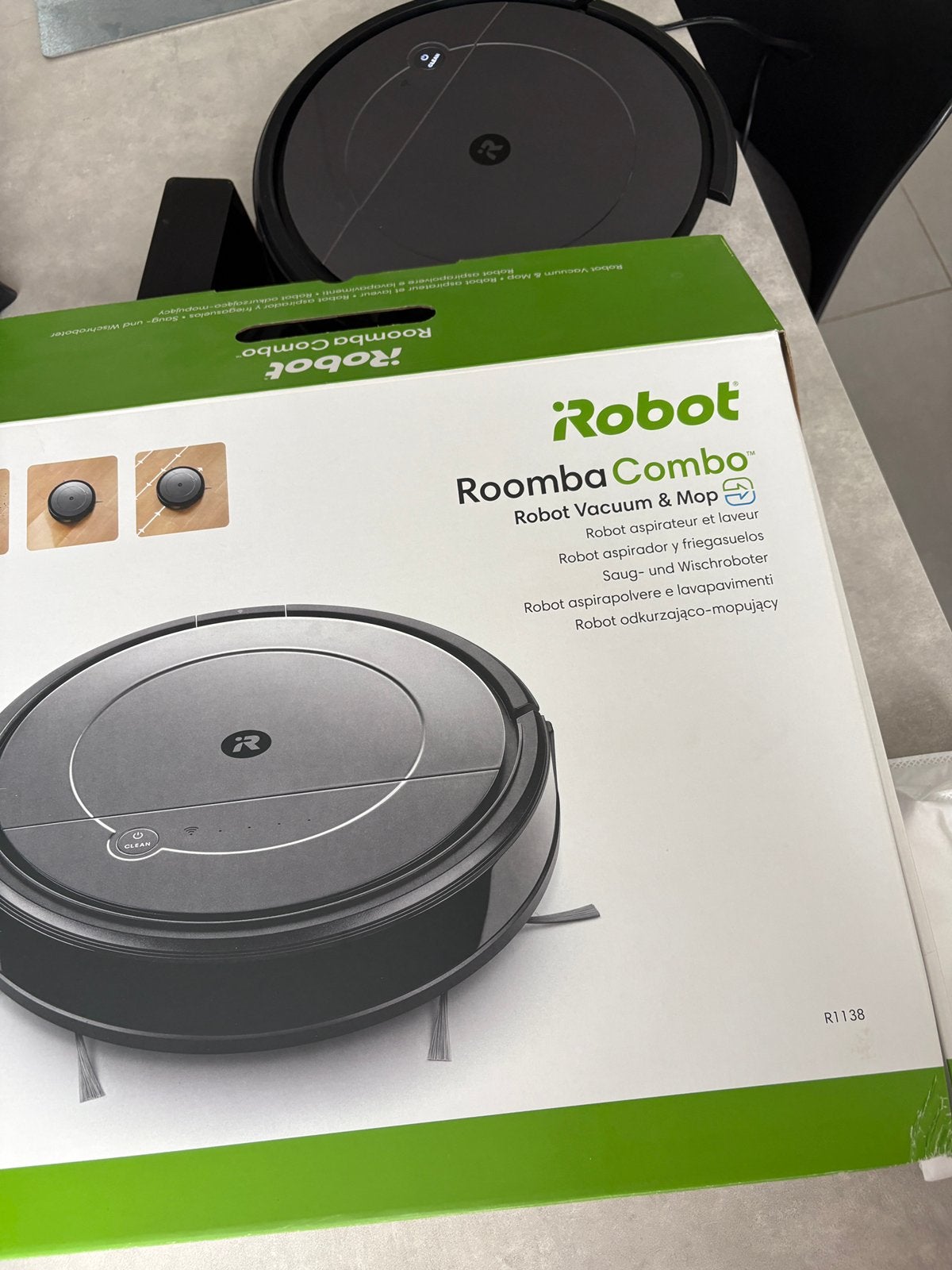 IRobot Roomba Combo stofzuiger, Elektronische apparatuur, Stofzuigers, Gebruikt, IRobot, Ophalen of Verzenden, Bedienbaar via app