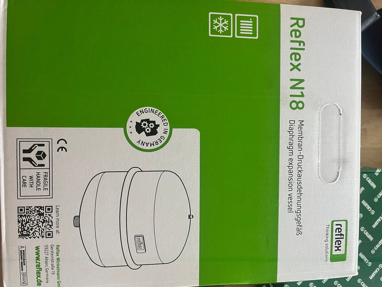 Expansievat reflex n18, Doe-het-zelf en Bouw, Ophalen of Verzenden, Nieuw