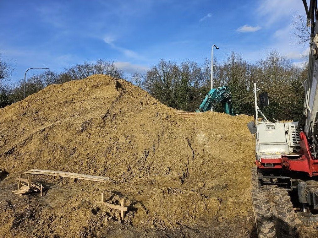 gratis grond, Tuin en Terras, Ophalen, Tuinaarde