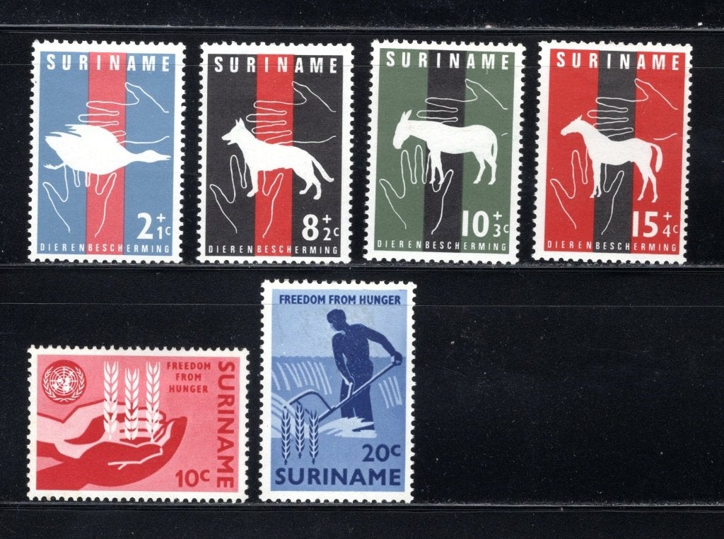 SURINAME Lot 1962 MH, Timbres & Monnaies, Timbres | Surinam, Envoi, Non oblitéré