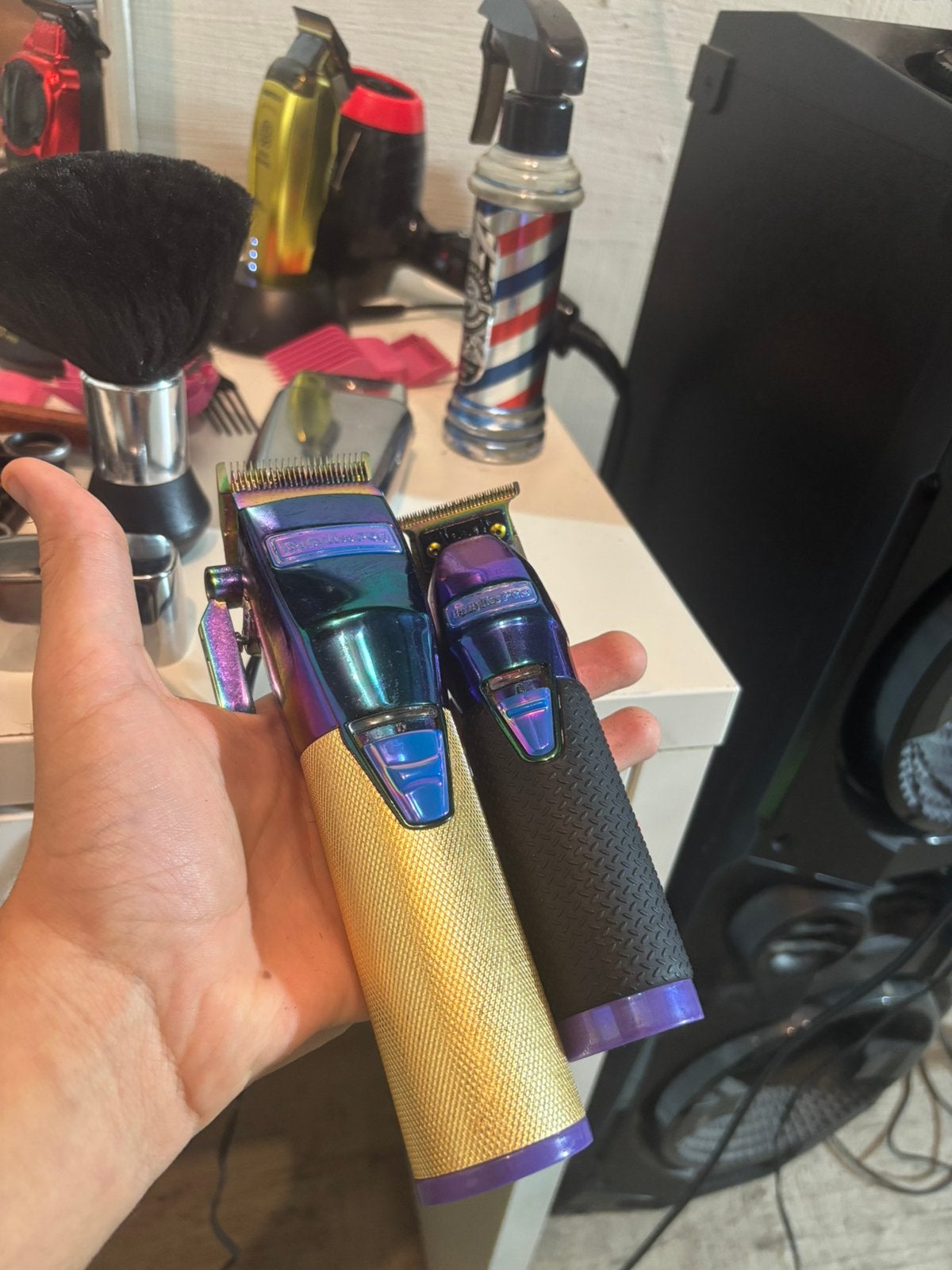 Tondeuse Babyliss Pro + Tondeuse Babyliss Pro + chargeur, Enlèvement ou Envoi, Utilisé, Tondeuse