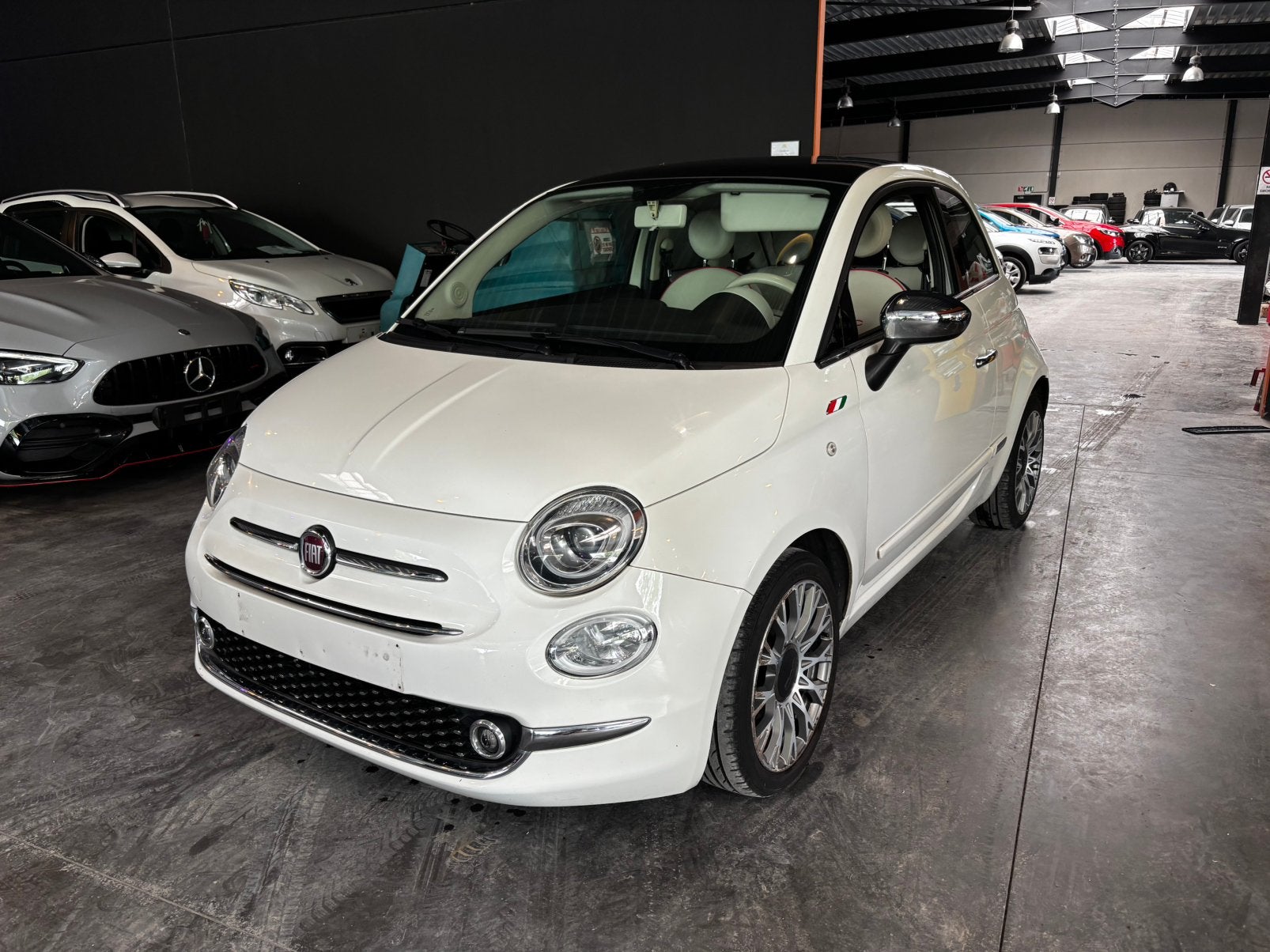 FIAT 500 / 12 MOIS DE GARANTIE, Autos, Fiat, 1242 cm³, Achat, Beige, Entreprise