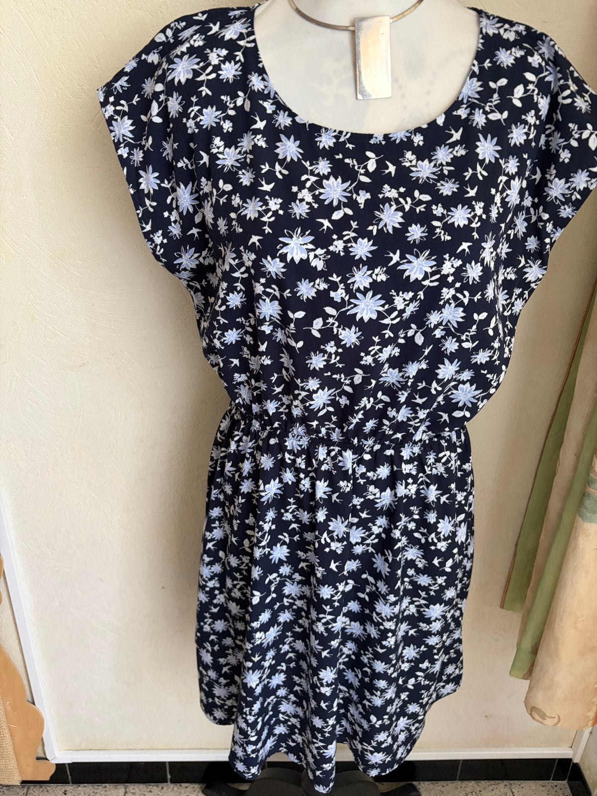 Soepele jurk — Yjessica (C&A) Maat 40/42, Kleding | Dames, Jurken, Ophalen of Verzenden, Zo goed als nieuw, Blauw