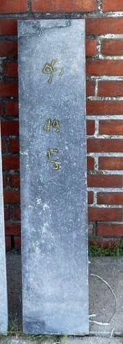 Dorpel blauwe steen 95 x19x 5, Doe-het-zelf en Bouw, Ophalen, Gebruikt