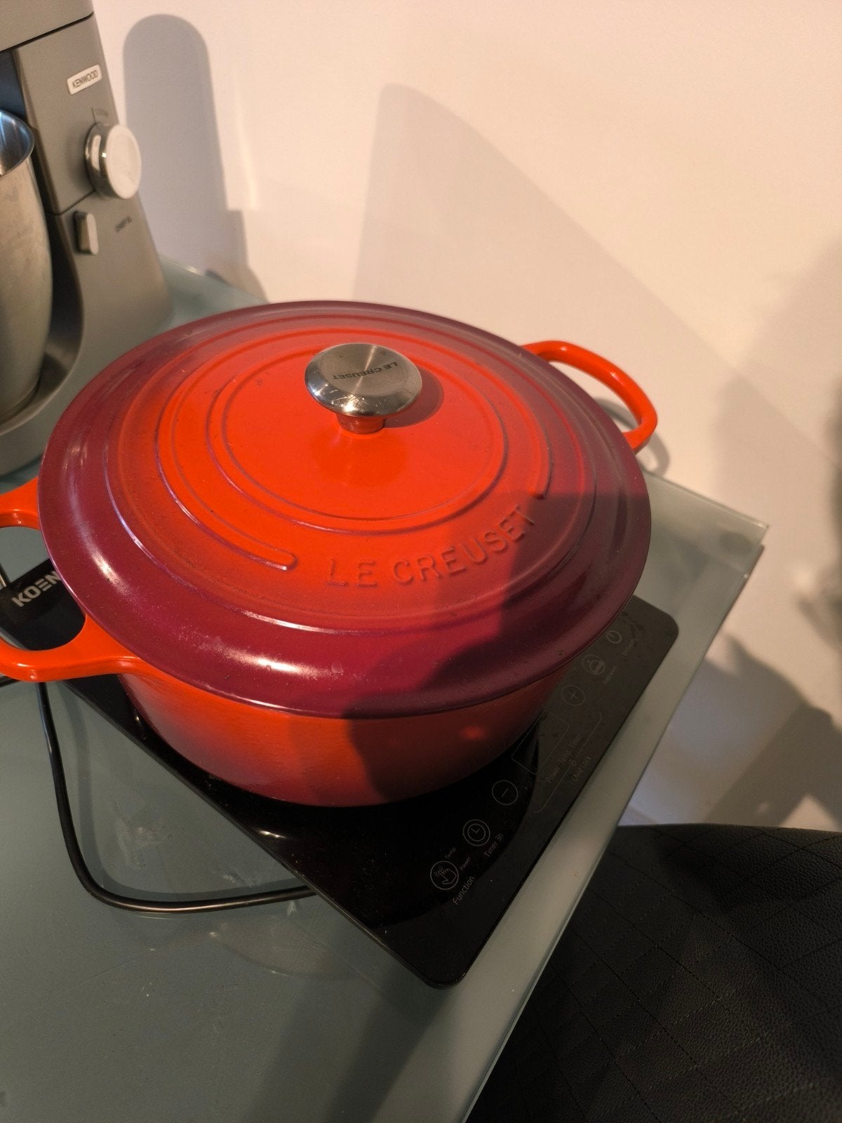le Creuset 8,1L, Huis en Inrichting, Ophalen, Gebruikt, Le Creuset, Geschikt voor inductie