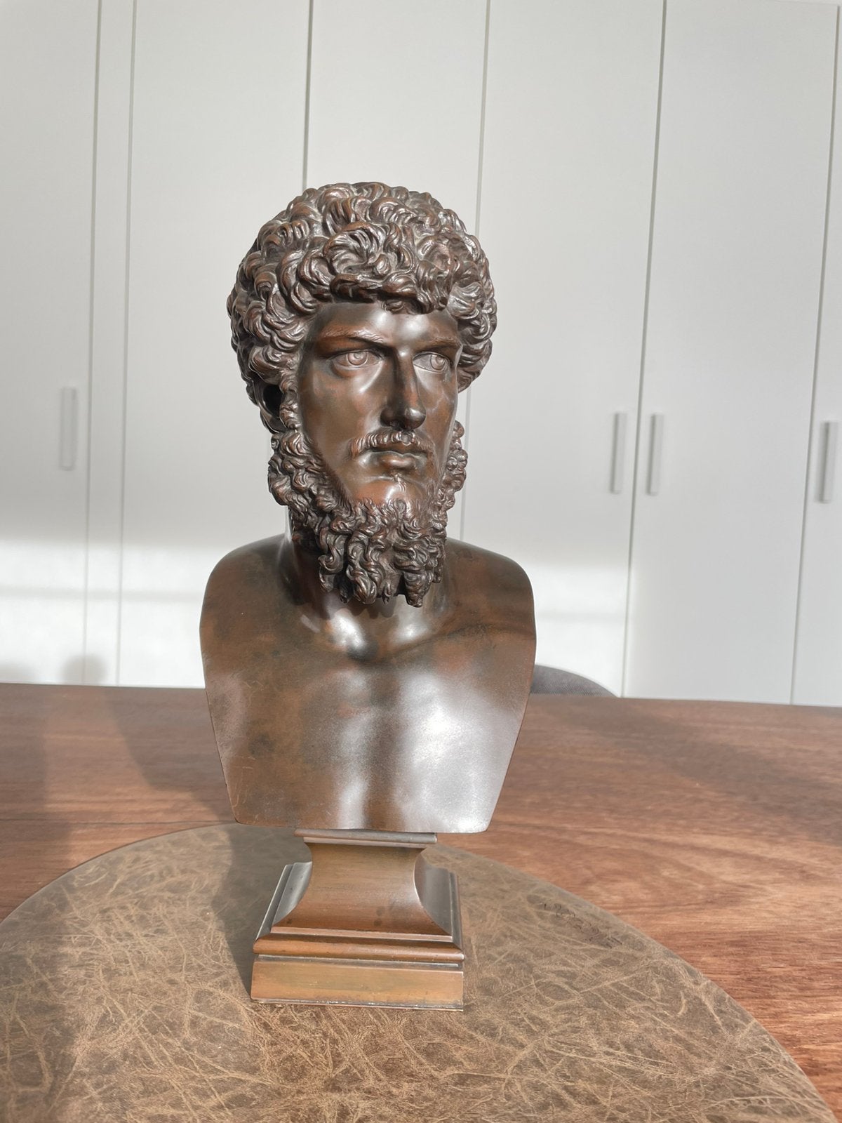 Buste en bronze de Julius Verus, Enlèvement, Bronze