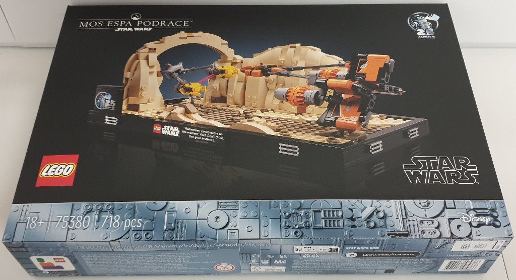 LEGO 75380 Diorama de la course de modules de Mos Espa, Neuf, Ensemble complet, Star Wars, Enlèvement ou Envoi