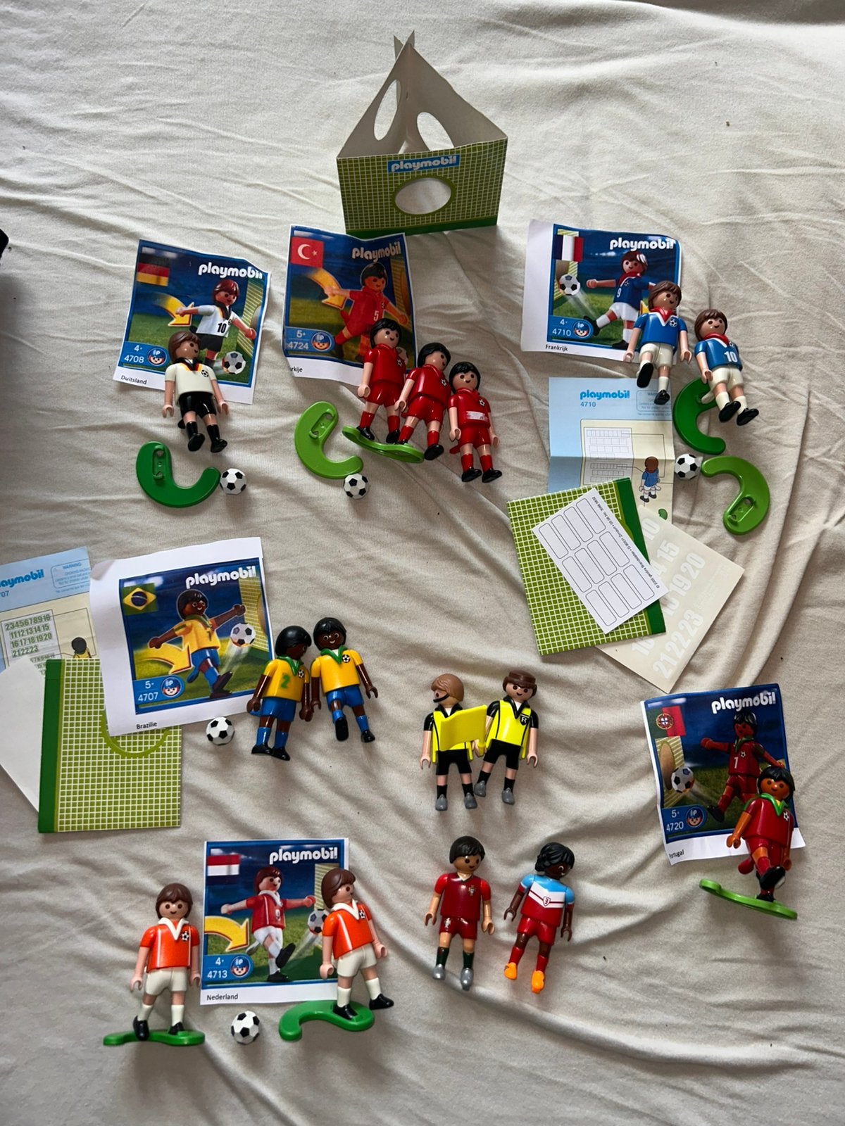 Playmobil voetballers, Ophalen of Verzenden, Gebruikt