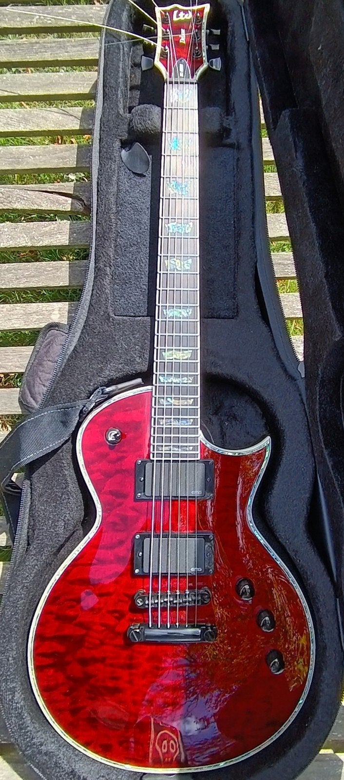 ESP Ltd ec-1000 qm, Muziek en Instrumenten, Ophalen
