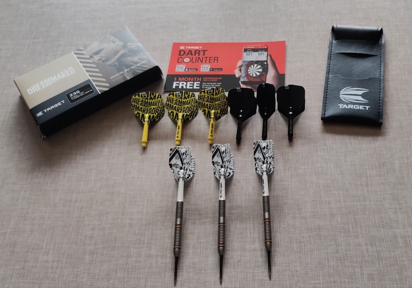 Dartpijlen DVdB  90% Tungsten 23 gram, Sport en Fitness, Ophalen