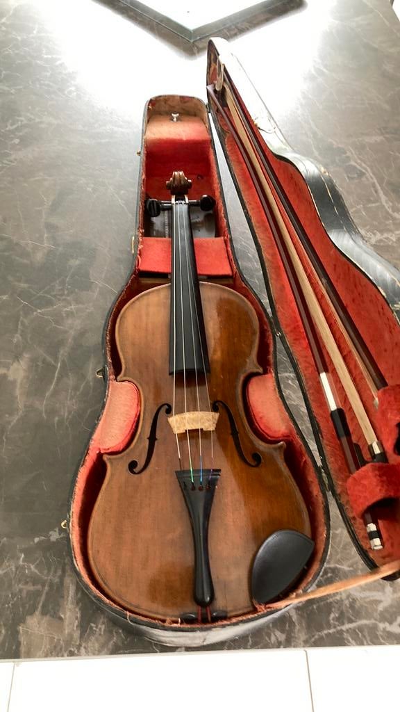Magnifique violon centenaire de mon grand- père, Musique & Instruments, Enlèvement, Utilisé, Violon