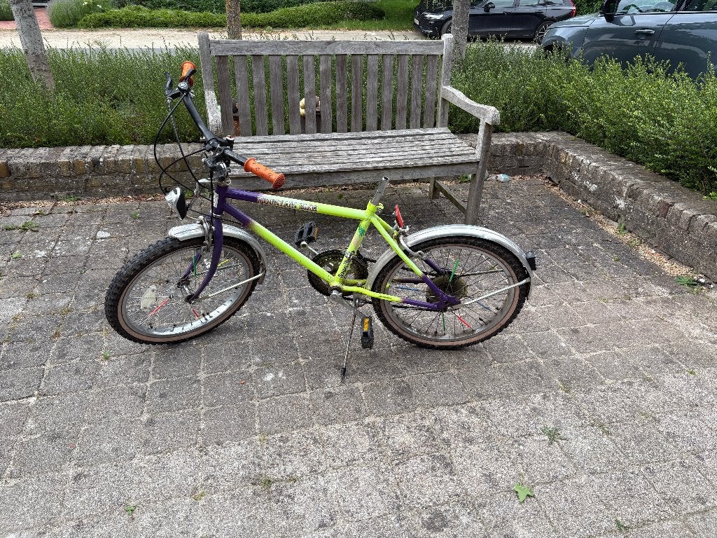 kinderfiets 6-8 jaar, Ophalen, Gebruikt, Trommelrem, 20 inch of meer