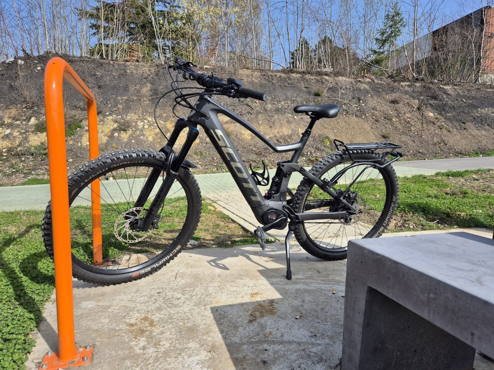vtt electrique scott, Enlèvement
