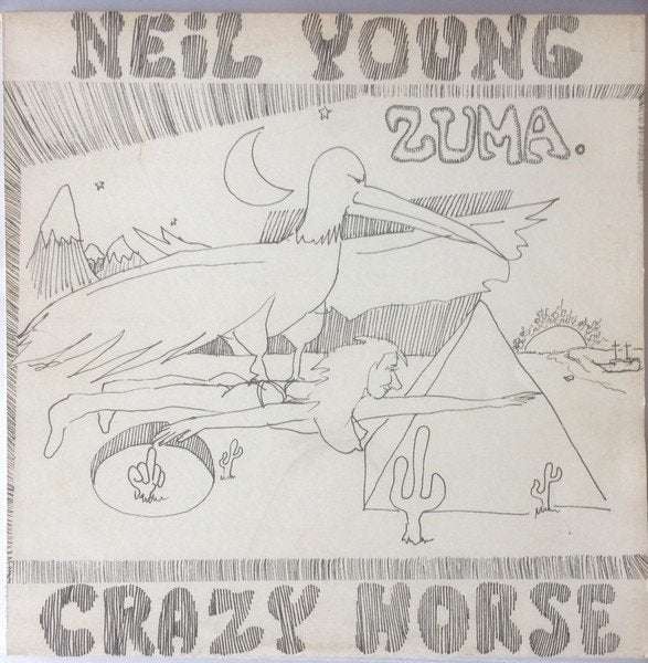 NEIL YOUNG + CRAZY HORSE  ZUMA (sabam) 1975, Cd's en Dvd's, LP, Gebruikt, Ophalen of Verzenden, Fotohoes