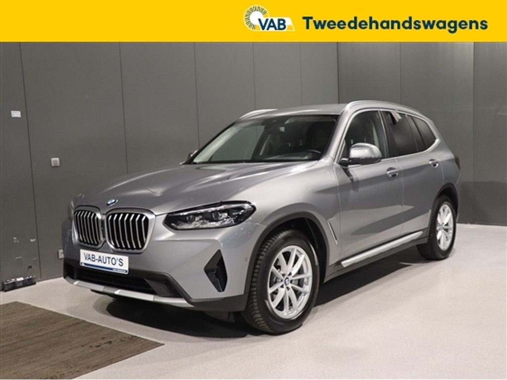 BMW X3   S DRIVE 1.8D MHEV, Zwart, 136 pk, Bedrijf, 5 deurs