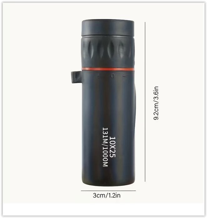 Mini Télescope Monoculaire HD - Portable, Id, Neuf, Enlèvement ou Envoi, 80 à 200 mm, Avec trépied