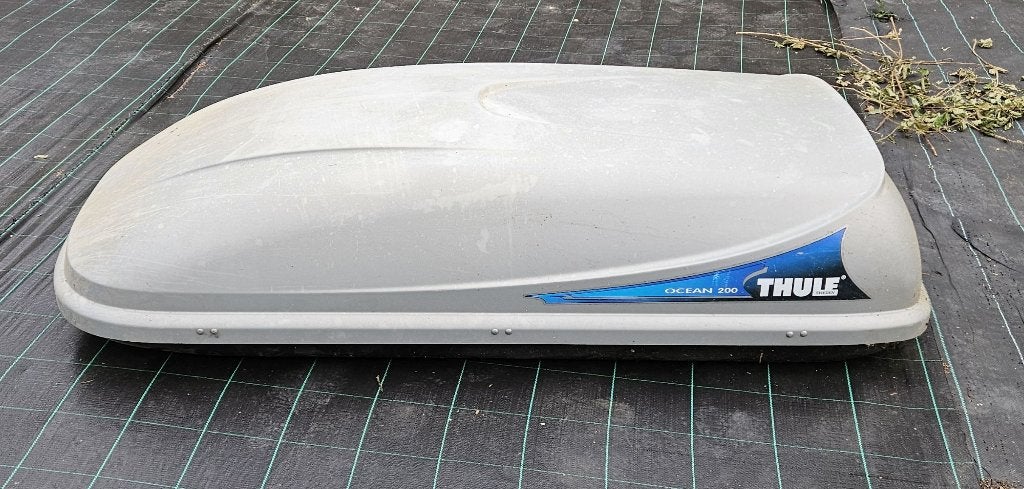 THULE dakkoffer/bagagerek, Auto diversen, Ophalen, Zo goed als nieuw