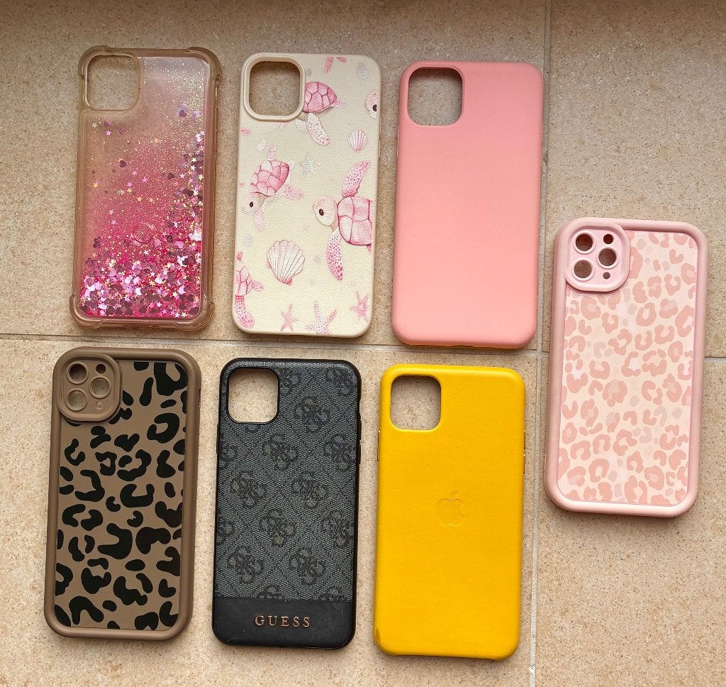 Iphone 11 pro max hoesjes, Multicolore, Autres matériaux, Comme neuf, Enlèvement