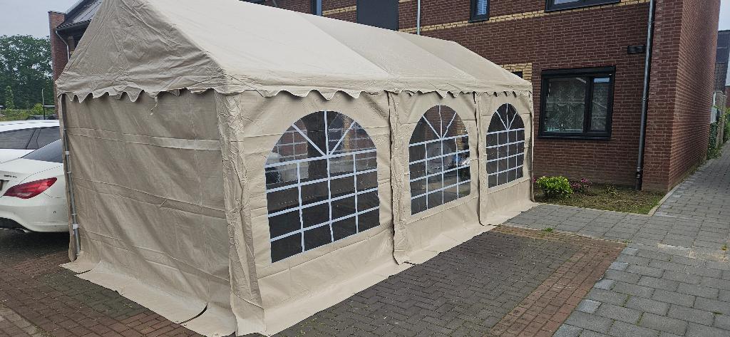 Partytent 6x3 pvc te huur €60, Enlèvement, Comme neuf
