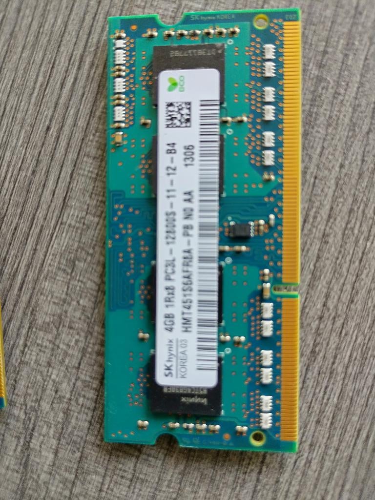 3 x 4 GB DDR3L RAM, Informatique & Logiciels, Mémoire RAM, Utilisé, Laptop, 4 GB, DDR3, Enlèvement ou Envoi