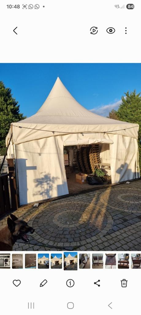 Pegoda Tent 5mx5m, Enlèvement
