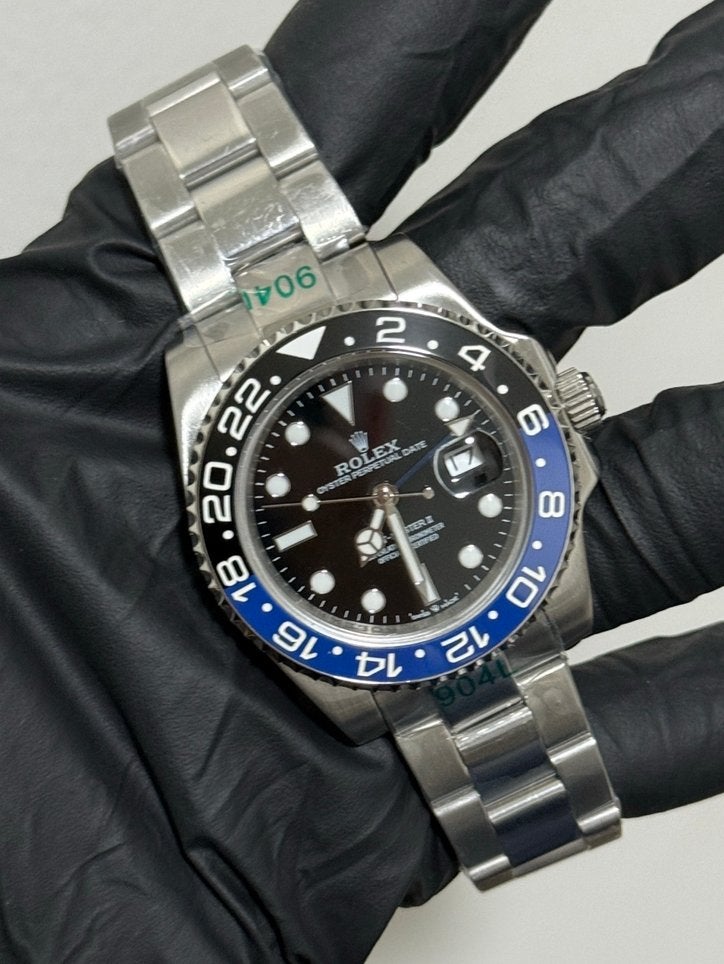 160€ Batman Rolex GMT || nouveau 40 mm, Enlèvement, Comme neuf, Bleu