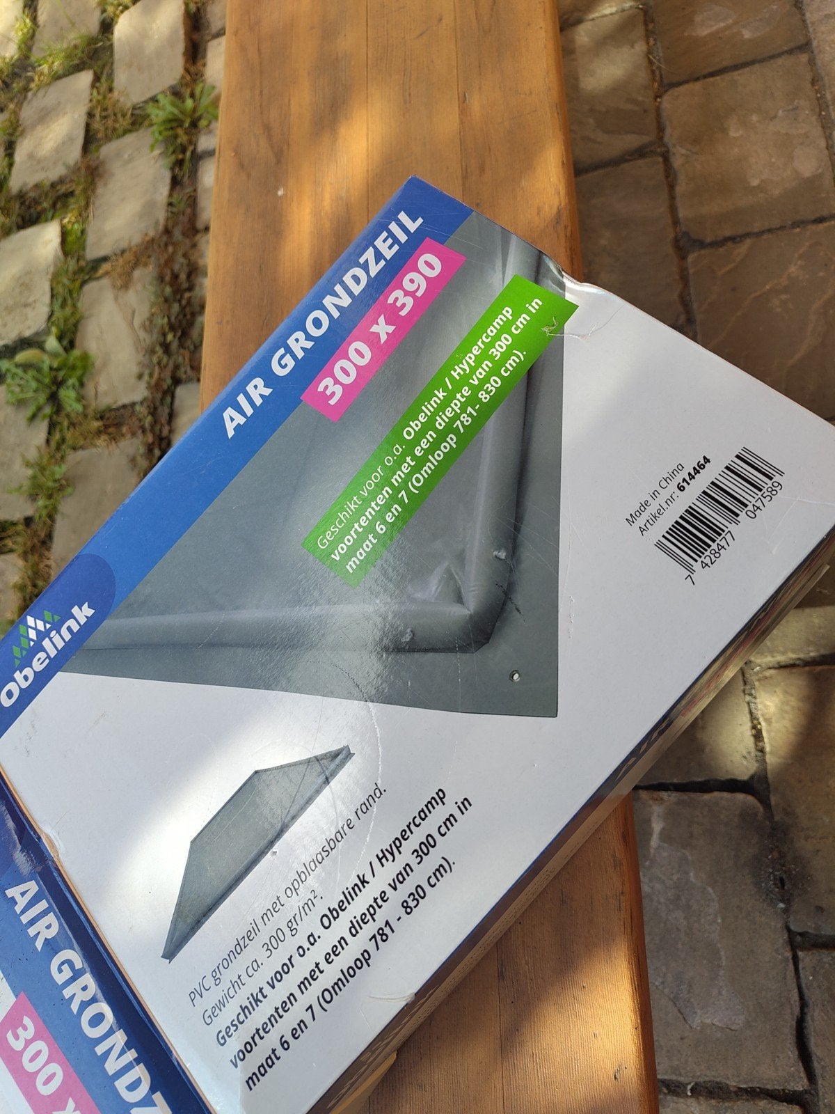 Grondzeil (air) 300 x 390, Caravans en Kamperen, Ophalen, Zo goed als nieuw