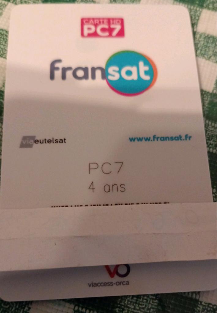 Carte HD PC7 Fransat, TV, Hi-fi & Vidéo, Antennes paroboliques, Enlèvement