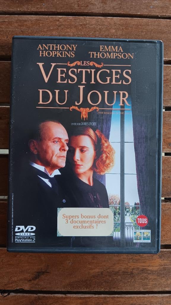 )))  Vestiges du Jour  //  James Ivory  (((, CD & DVD, DVD | Drame, Comme neuf, Tous les âges, Enlèvement ou Envoi