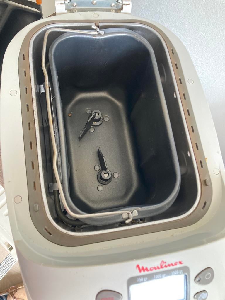 Moulinex broodbakmachine, Elektronische apparatuur, Zo goed als nieuw, 1200 tot 1600 gram deeg, Kijkvenster, Ophalen