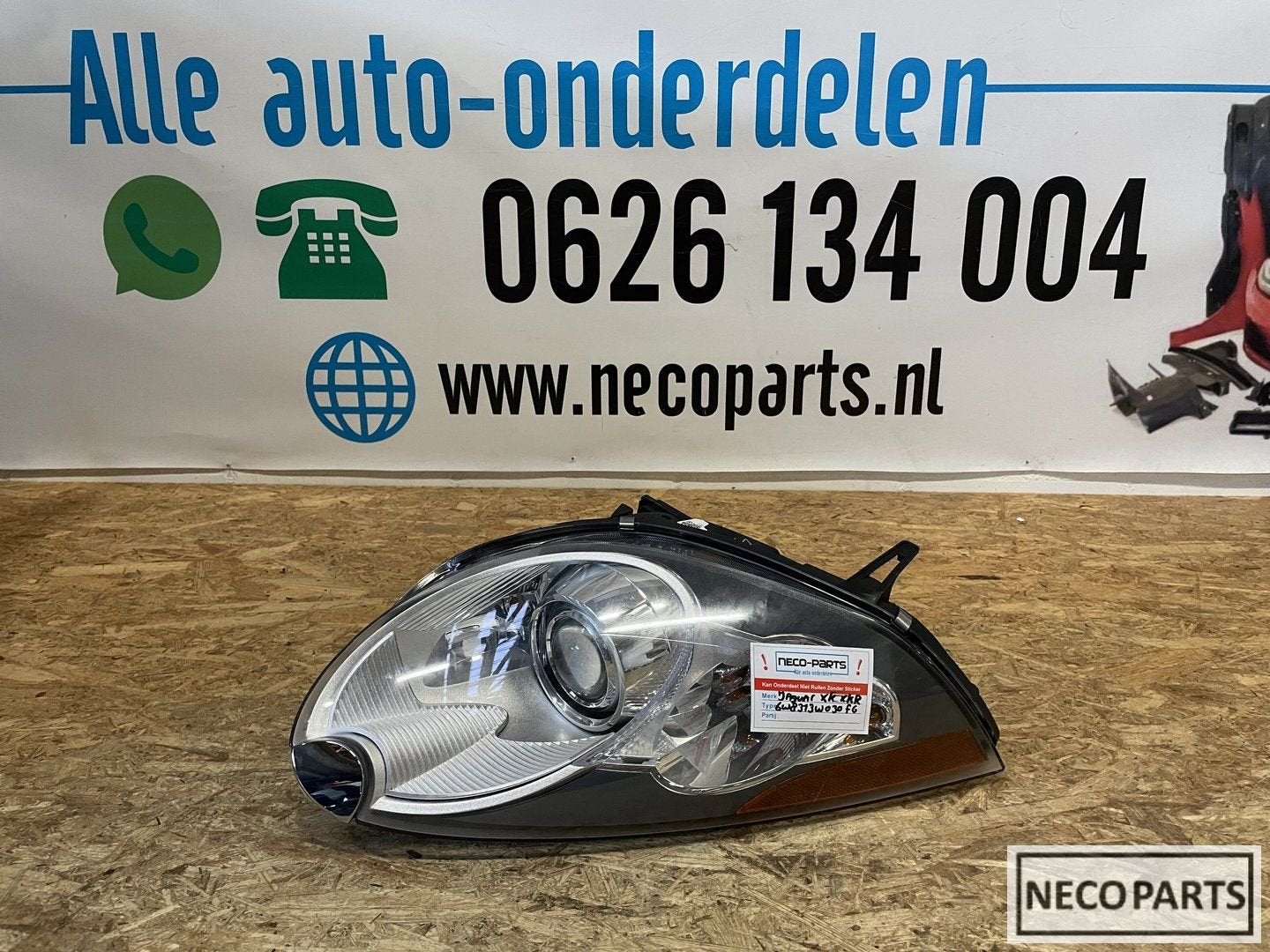 JAGUAR XKR XKR XENON KOPLAMP COMPLEET LINKS 6W8313W030FG, Gebruikt, -, -, Ophalen of Verzenden